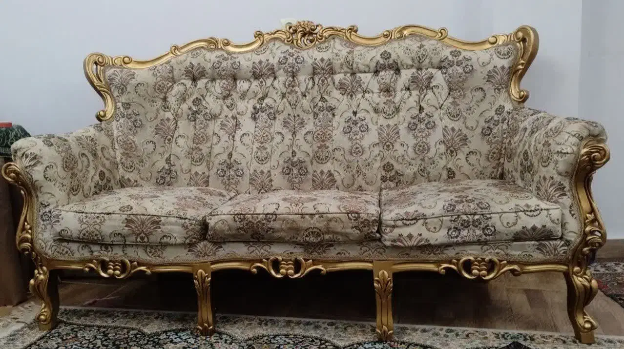 مبل سلطنتی و میز ناهار خوری|مبلمان خانگی و میز عسلی|قائمشهر, |دیوار