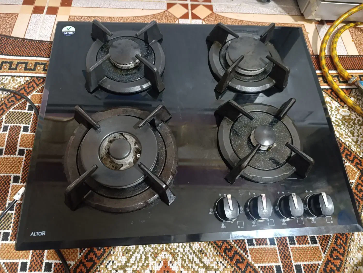 اجاق گاز صفحه ای ۴ شعله|اجاق گاز و لوازم برقی پخت‌وپز|نیک شهر, |دیوار