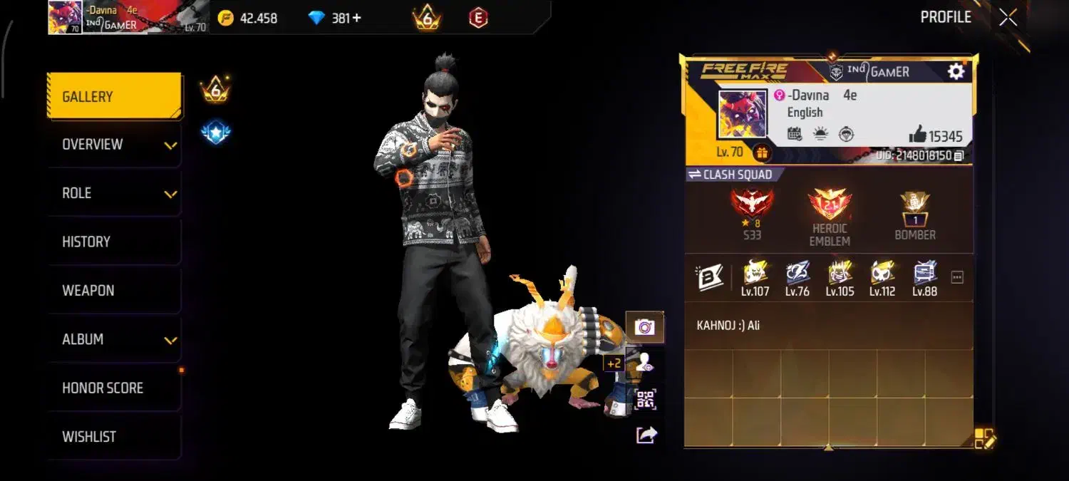 اکانت فری فایر فول معاوضه هم میکنم چیزی به کارم|کنسول، بازی ویدئویی و آنلاین|قلعه گنج, |دیوار