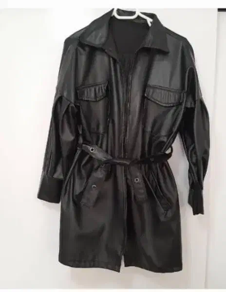 پالتو چرم شیک دخترانه زنانه نو|لباس|خوی, |دیوار