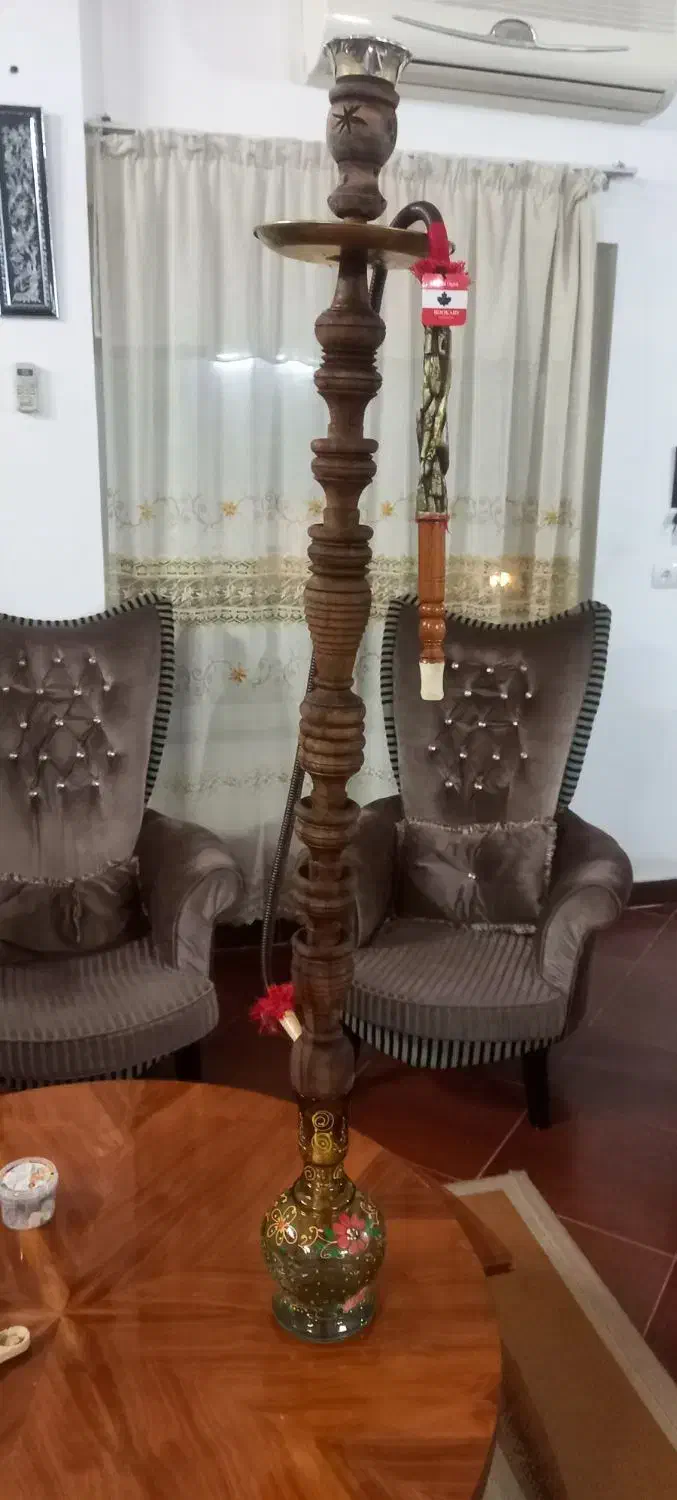 قلیون چوبی خام|کلکسیون و سرگرمی|لنگرود, |دیوار