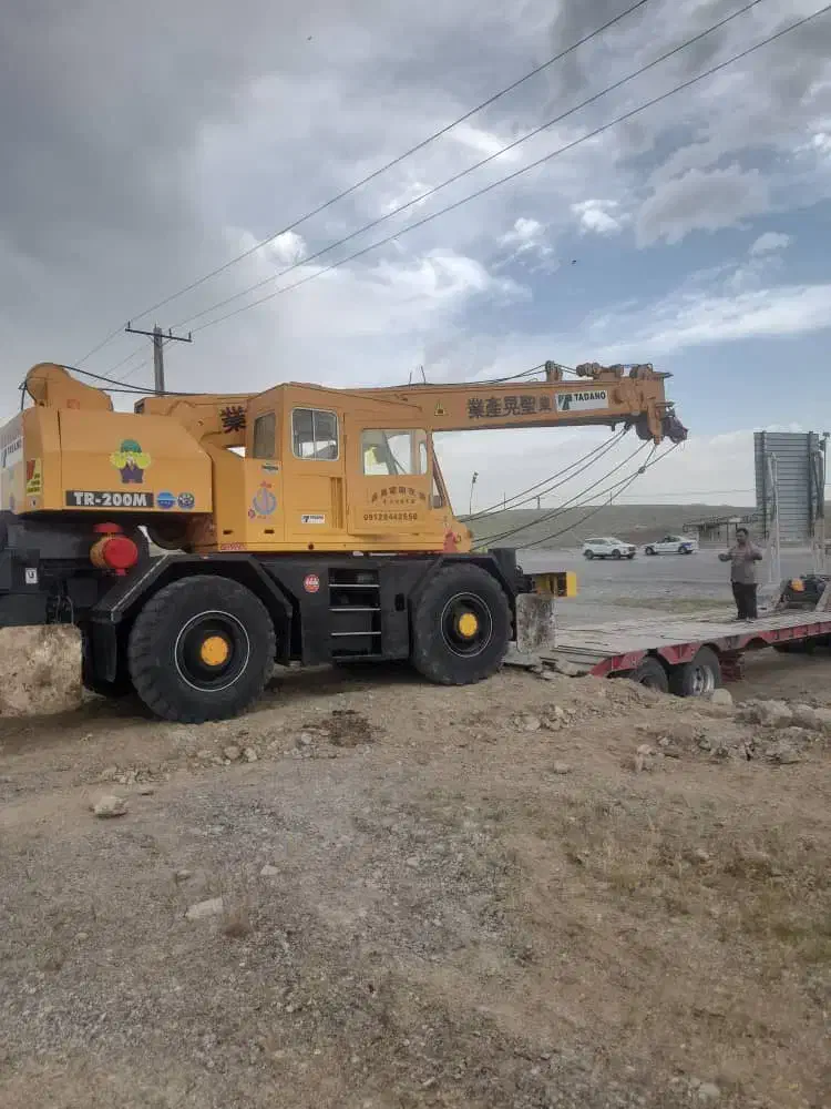 فروش جرثقیل کارگاهی ۲۰ تن دو تلسکوپ ۵ لیور|خودرو سنگین|هشتگرد, شهرک راه آهن|دیوار