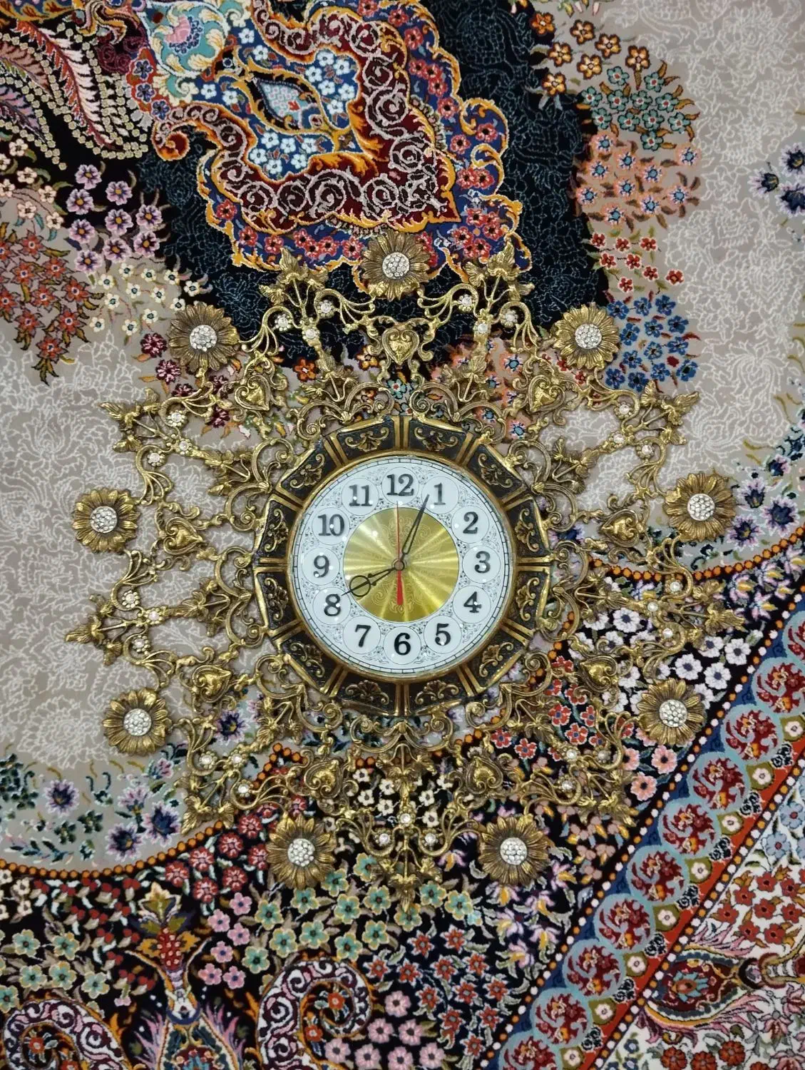 ساعت دیواری برنجی برنزی مناسب جهیزیه|ساعت دیواری و تزئینی|گلستان (تهران), |دیوار