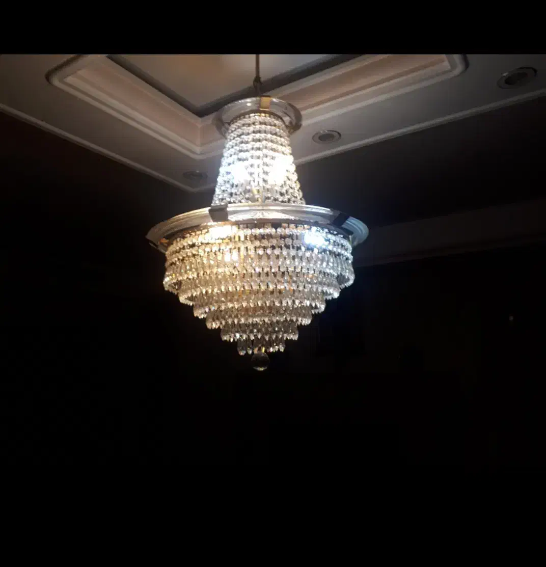 یک جفت لوستر ( کریستال اصل ایتالیا)|لوستر و چراغ آویز|تهران, شهرک آزادی|دیوار