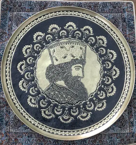 دیوارکوب قلمزنی شده|صنایع دستی و سایر لوازم تزئینی|بیرجند, |دیوار