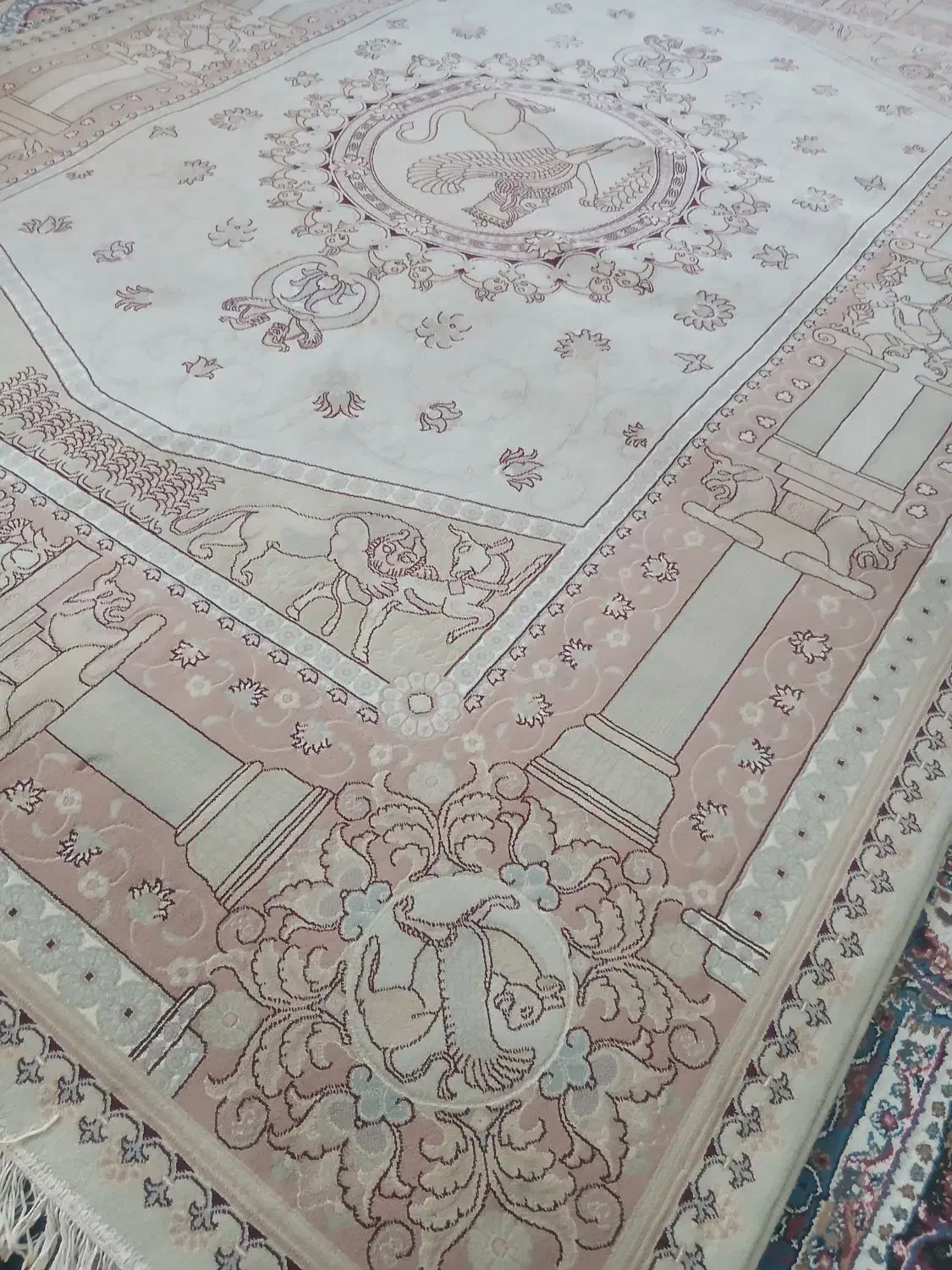 فرش ۹متری تک ۷۰شانه قیمت ۵۵۰۰|فرش|بجنورد, |دیوار