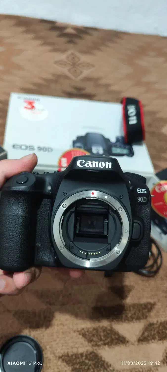 دوربین 90 دی کنون با دو لنز 18-135 و 50m f1.4|دوربین عکاسی و فیلمبرداری|اسالم, |دیوار