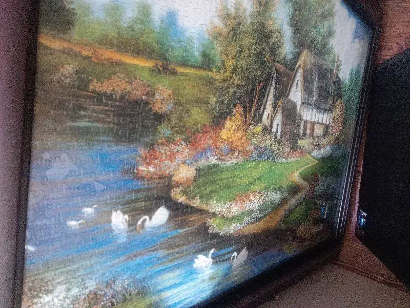 تابلو پازلی هزارو چهارصد تیکه|تابلو، نقاشی، عکس|اراک, |دیوار