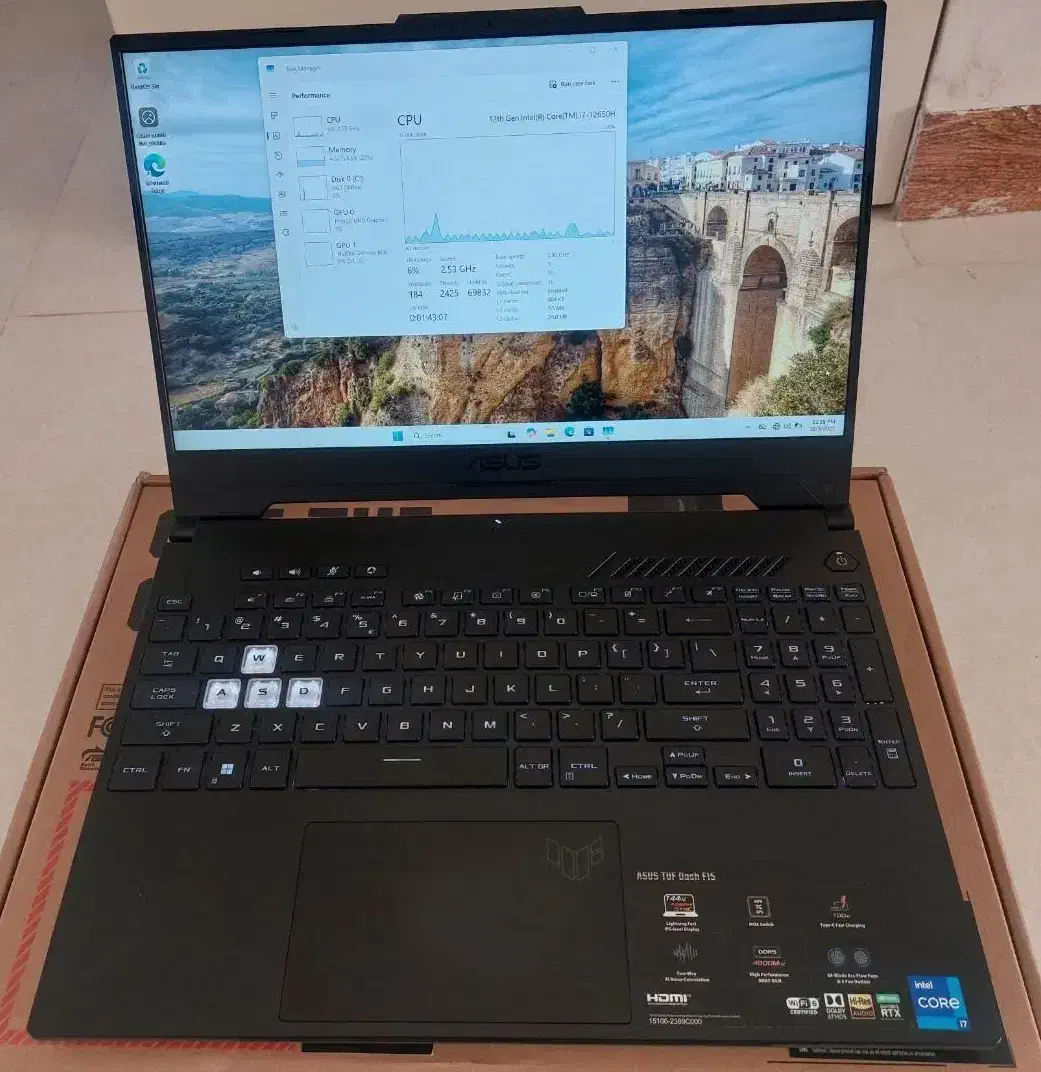 لپتاپ گیمینگ ASUS TUF DASH F15|رایانه همراه|اراک, |دیوار