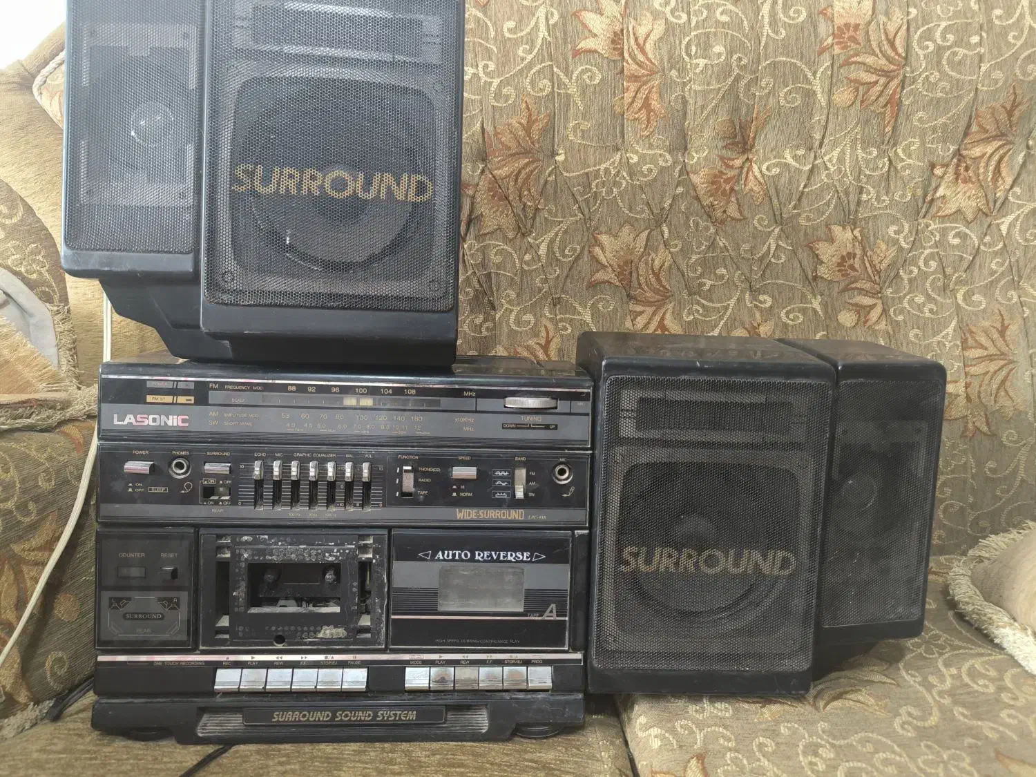 رادیو و ضیط. قدیمی لاسونیک آمپری فایر دار|سیستم صوتی خانگی|تربتحیدریه, طالقانی|دیوار