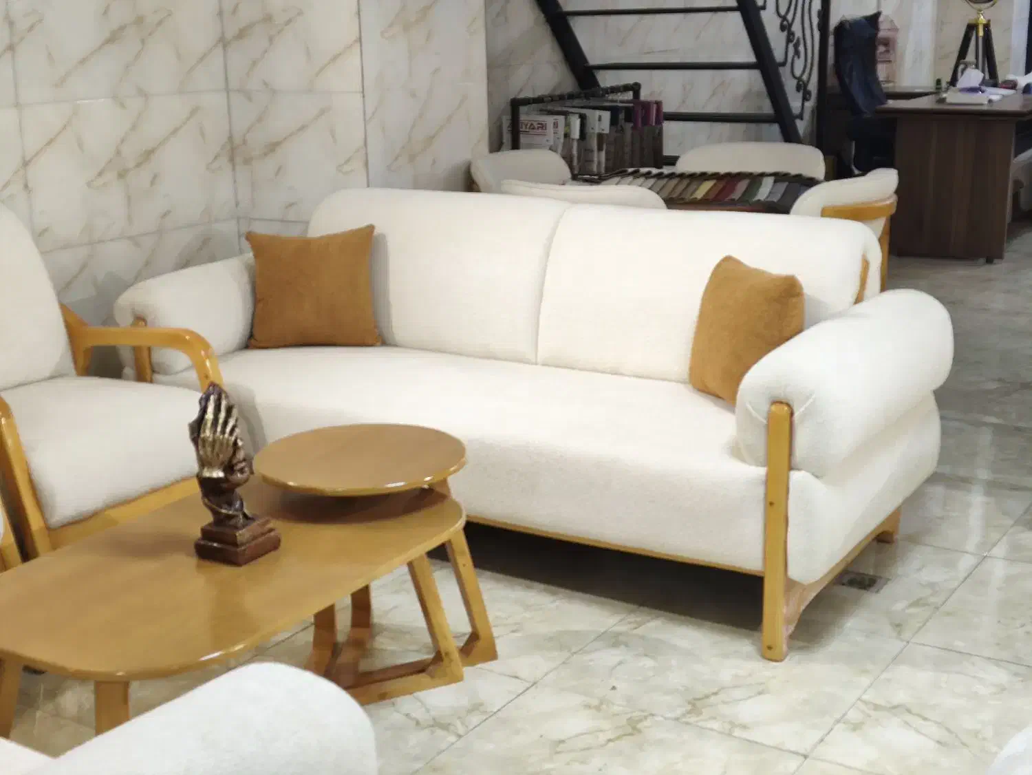 مبل راحتی مینیمال تدی یونانی ۸ نفره|مبلمان خانگی و میز عسلی|مشکین‌دشت, |دیوار