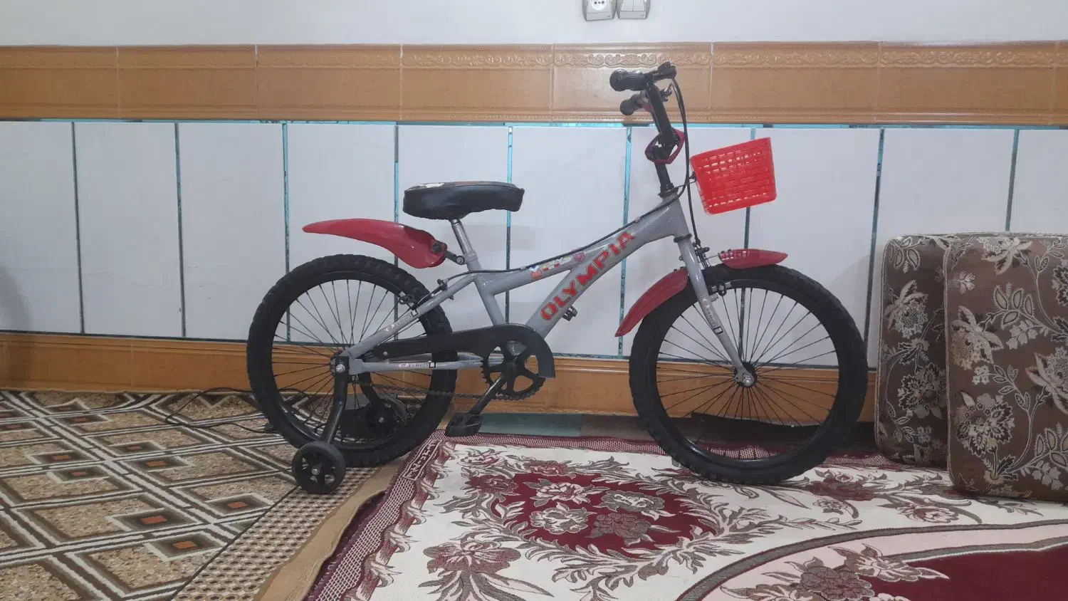 دوچرخه ۲۰ قرمز طوسی مناسب برای هدیه کودکان|دوچرخه، اسکیت، اسکوتر|اصفهان, ارداجی|دیوار