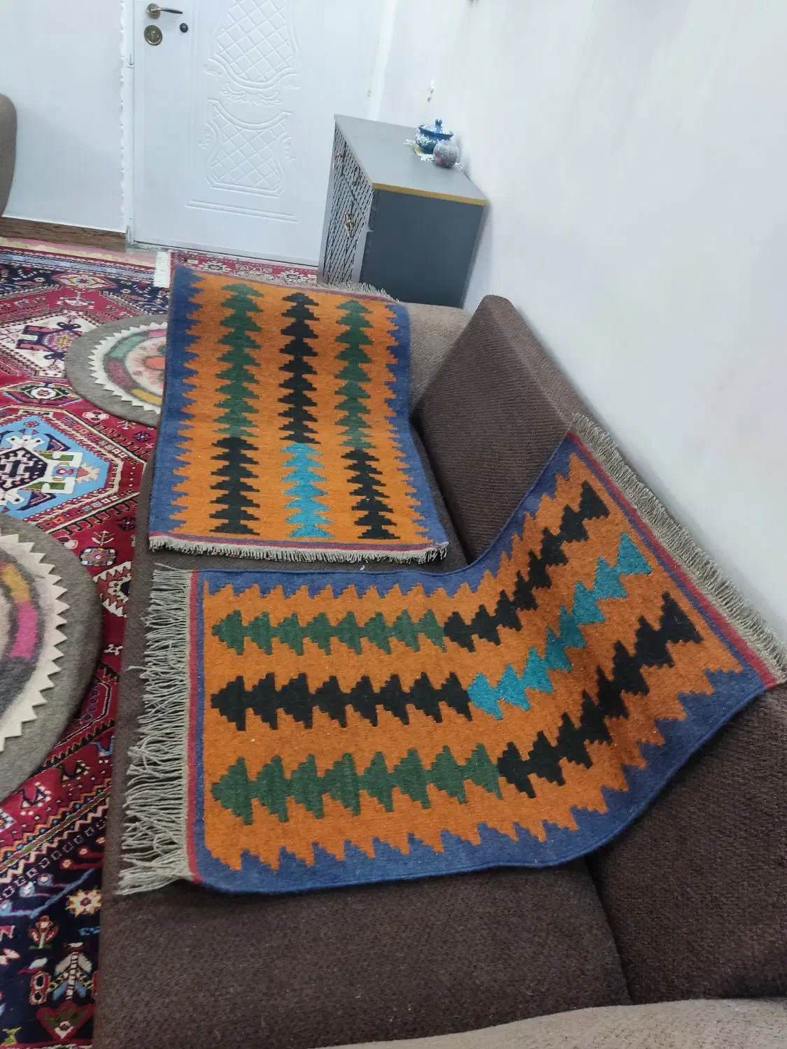 گلیم های پشمی ۶۰در۱۰۰ تکی ۵۰۰|گلیم، جاجیم، گبه|یاسوج, |دیوار