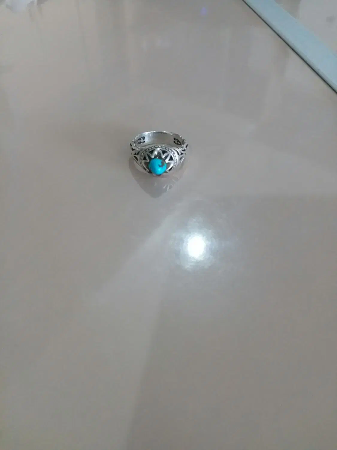 انگشتر فیروزه نیشابوری|جواهرات|سراب, |دیوار