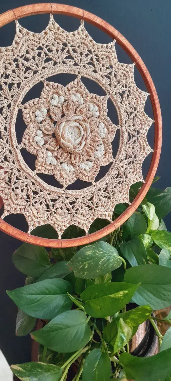 دیوارکوب قلاب بافی.رومیزی|صنایع دستی و سایر لوازم تزئینی|تهران, چیتگر جنوبی|دیوار