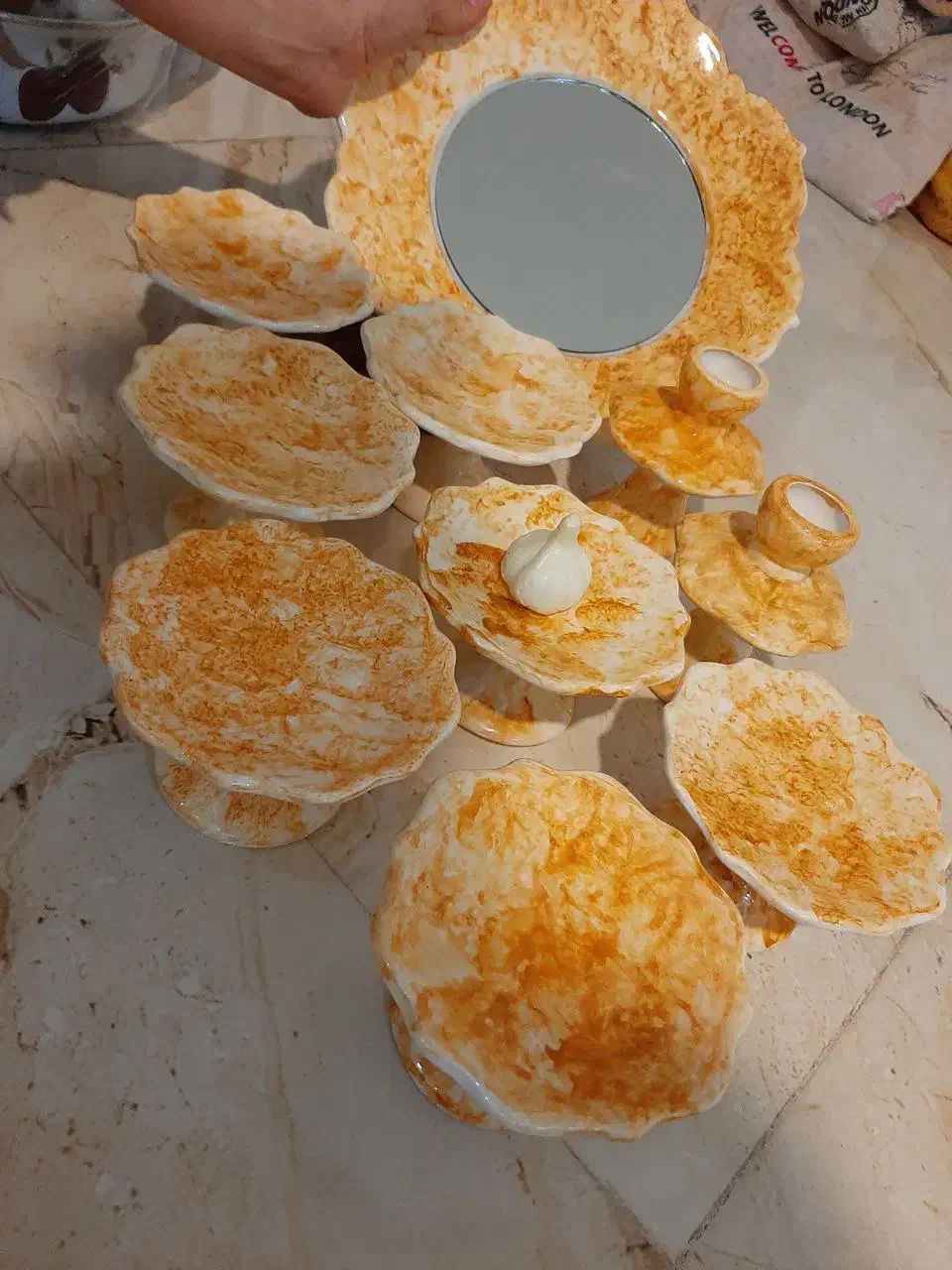 هفت سین کاملا نو وسالم|صنایع دستی و سایر لوازم تزئینی|اصفهان, پینارت|دیوار