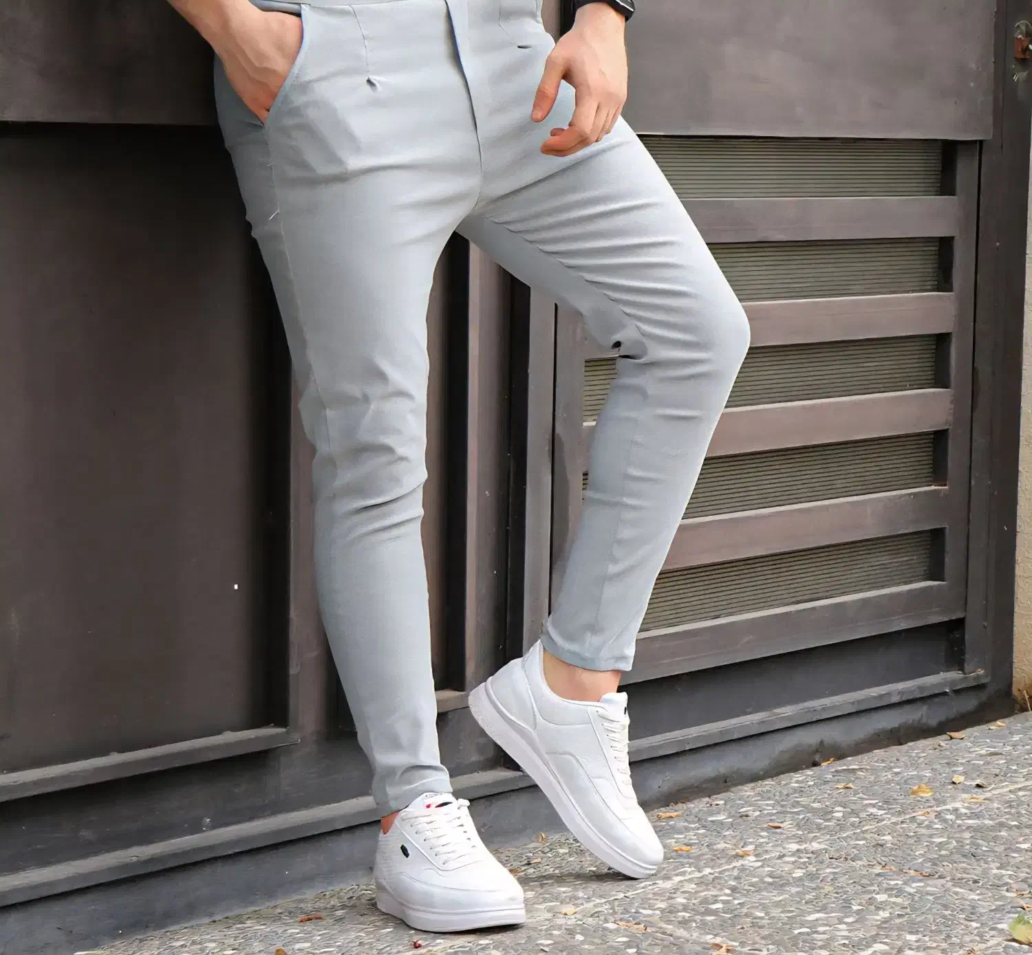 شلوار ساسون دار دمپا پاکتی تمام کش|لباس|مشهد, سرافرازان|دیوار