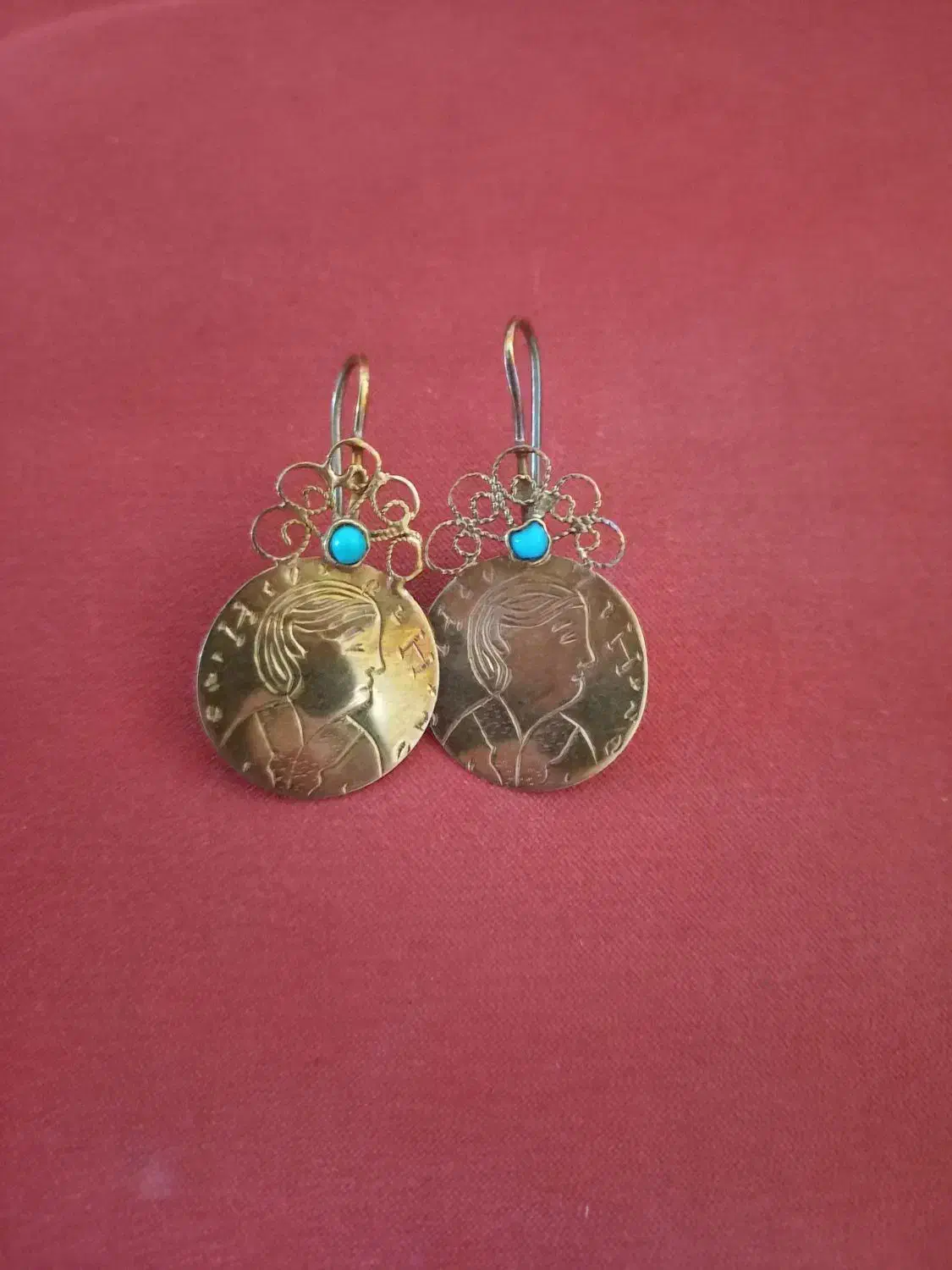 گوشواره طلا ..قدیمی|جواهرات|تهران, فردوس|دیوار