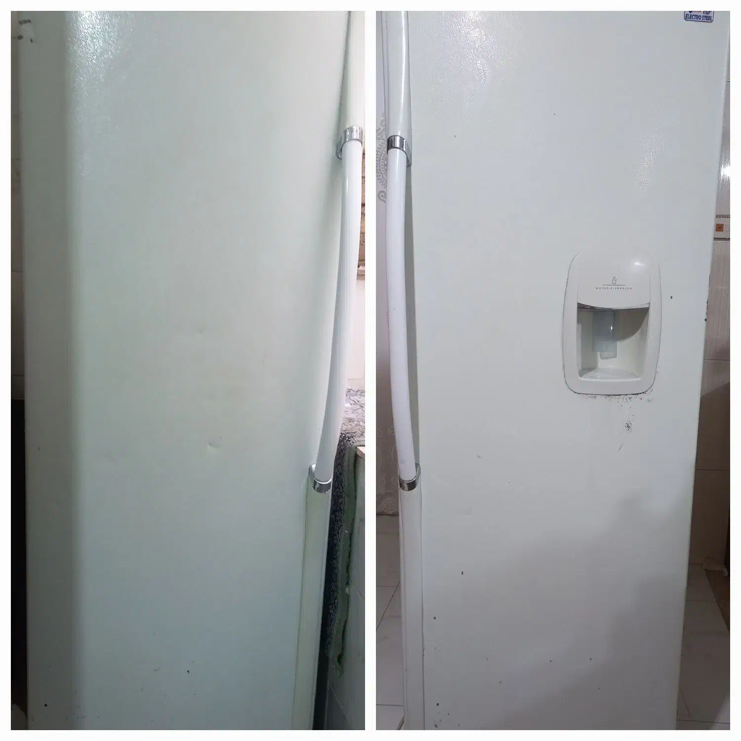 یخچال فریزر دو قلو با آبسردکن الکترواستیل|یخچال و فریزر|کرج, حسن آباد|دیوار