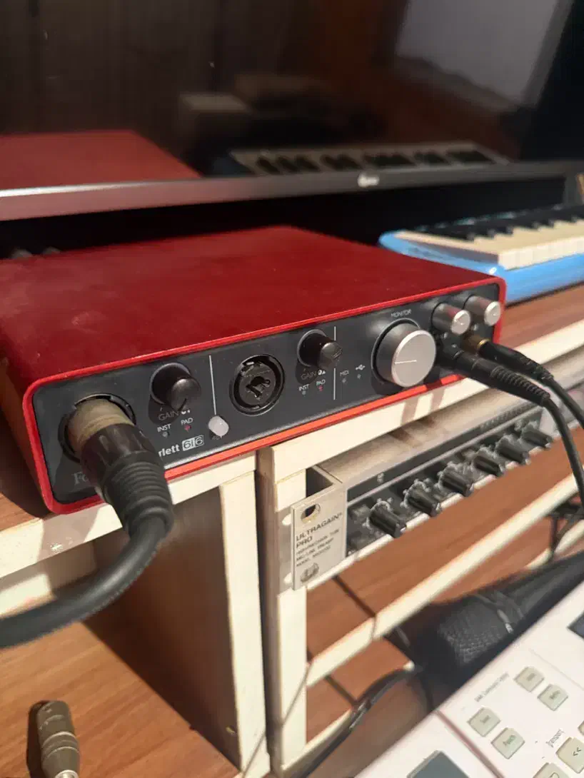 کارت صدا میکروفون میدی کیبورد امپ میکروفون هدفون|آلات موسیقی|رشت, احمد گوراب|دیوار