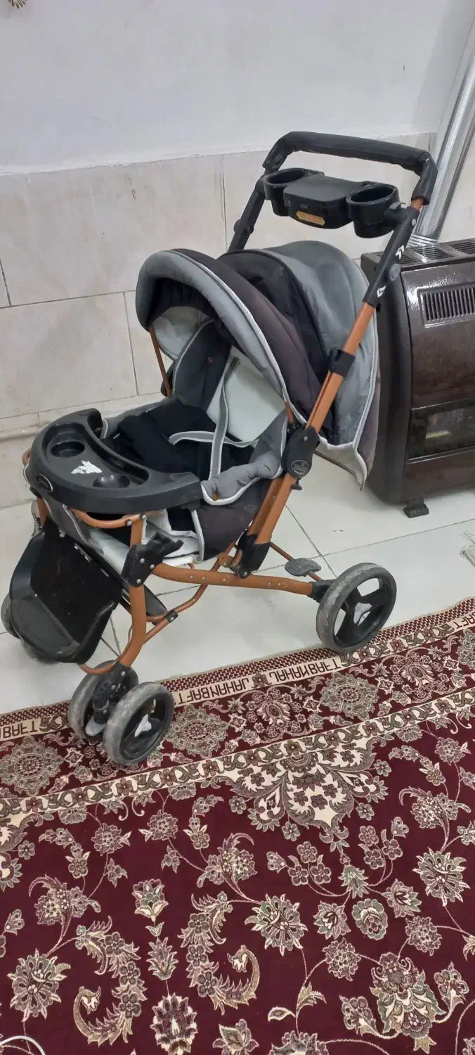 کاسکه بچه نوزاد تمیز سالم|کالسکه و لوازم جانبی|تهران, شهرک شریعتی|دیوار