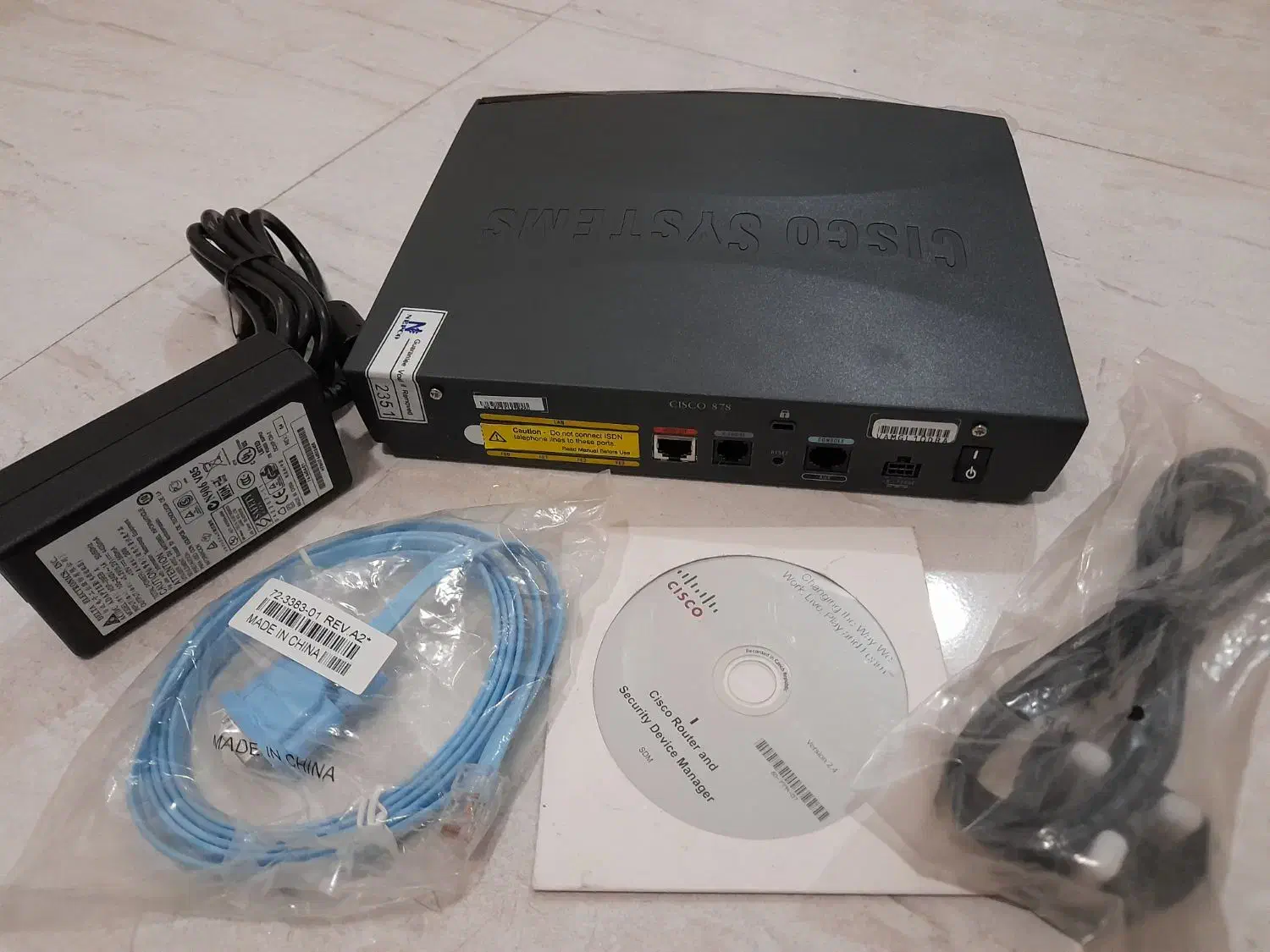 روتر سیسکو مدل ۸۷۸ نو آکبند|مودم و تجهیزات شبکه|مشگین شهر, |دیوار