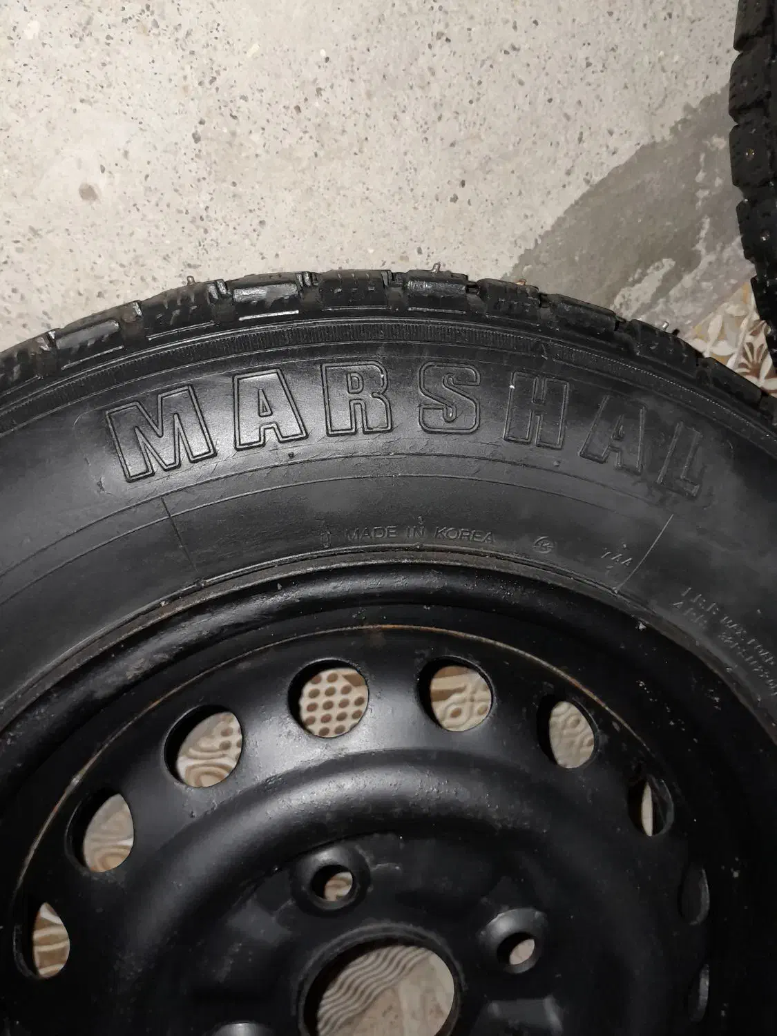 جفت رینگ و لاستیک یخ‌شکن مارشال کره‌ای|قطعات یدکی و لوازم جانبی|اردبیل, |دیوار