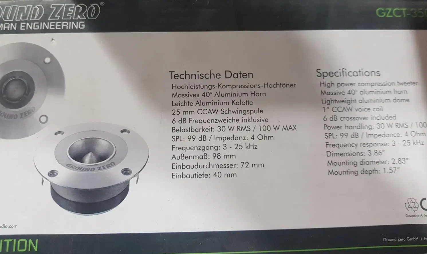 میدرنج و سوپر توییتر کدنس بوستر گرند زیرو|قطعات یدکی و لوازم جانبی|قهدریجان, |دیوار