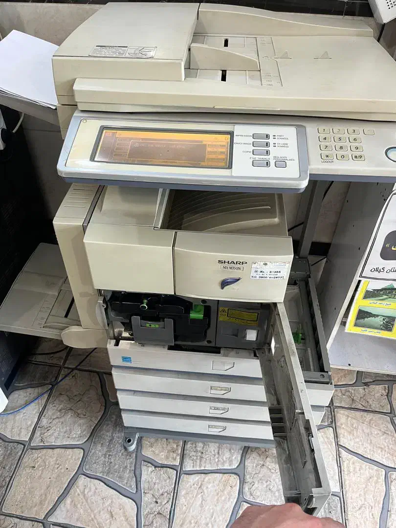 دستگاه فتوکپی شارپ MX350 با ADF کم کار و خیلی سالم|پرینتر، اسکنر، کپی، فکس|لاهیجان, بازکیاگوراب|دیوار