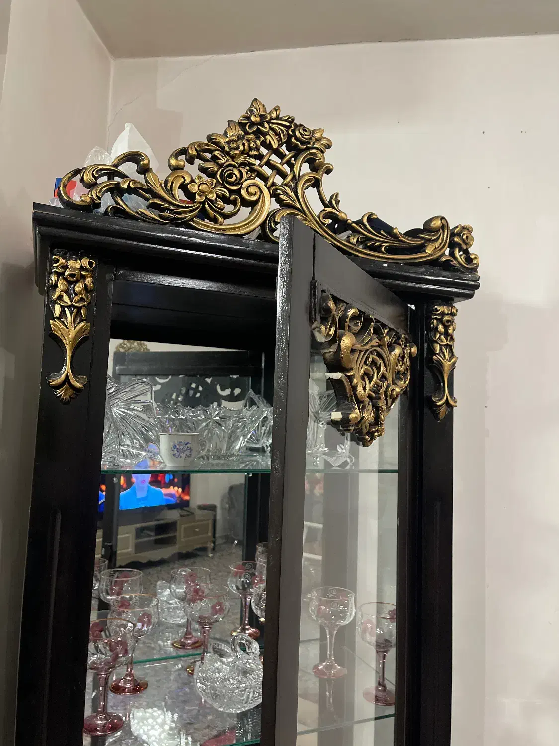 بوفه|بوفه، ویترین، کنسول|میانه, |دیوار