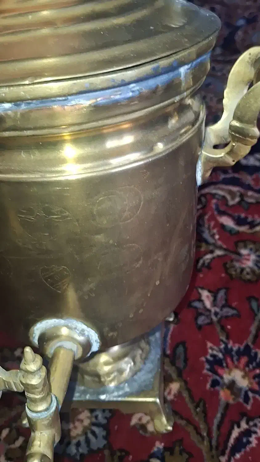 سماور ذغالی عتیقه|کلکسیون اشیاء عتیقه|سهند, |دیوار