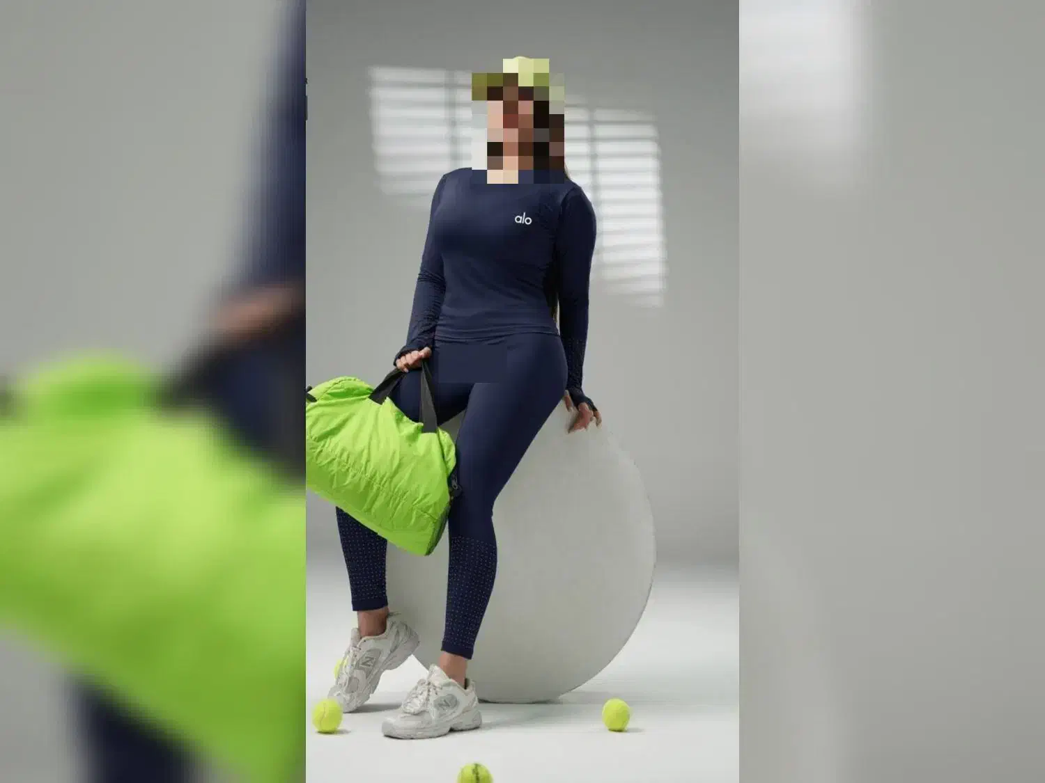 ست ورزشی فینگردار با لگ پشت چین|لباس|اصفهان, باغ نگاره|دیوار