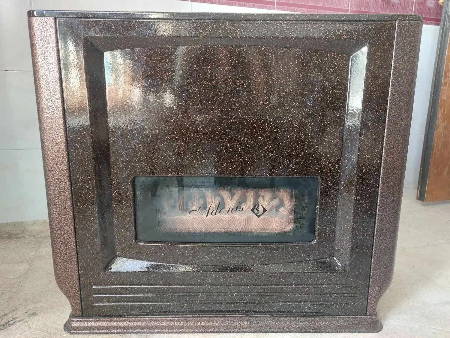 بخاری گازی سایز بزرگ آدونیس طرح شومینه|بخاری، هیتر، شومینه|داراب, |دیوار