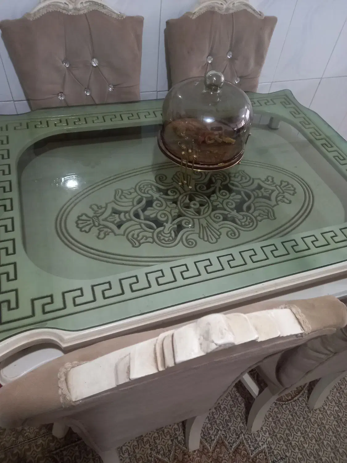 میز نهارخوری ۴ نفره|میز و صندلی غذاخوری|تنکمان, |دیوار