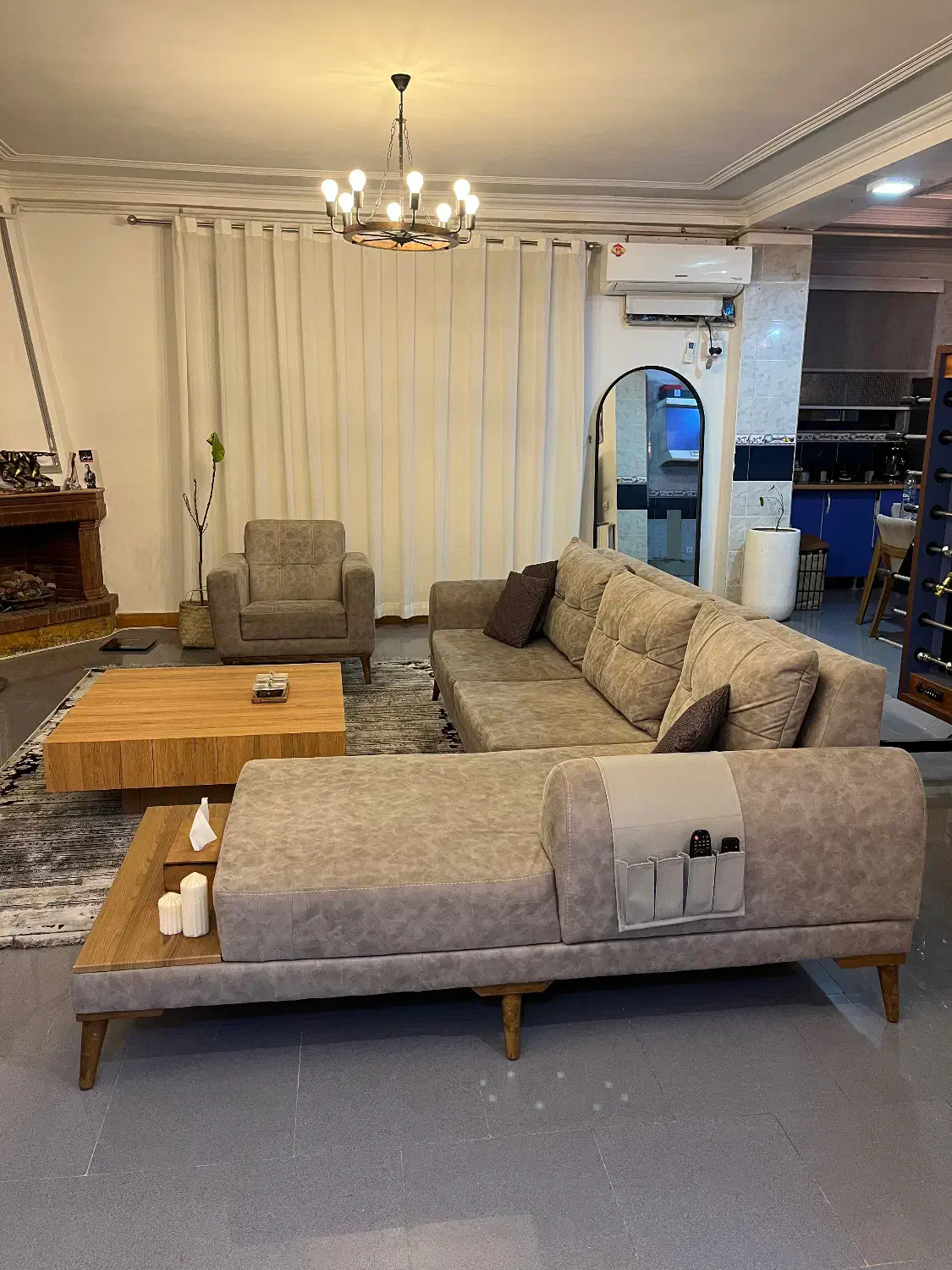 کاناپه ال ۷ نفره|مبلمان خانگی و میز عسلی|قائمشهر, |دیوار