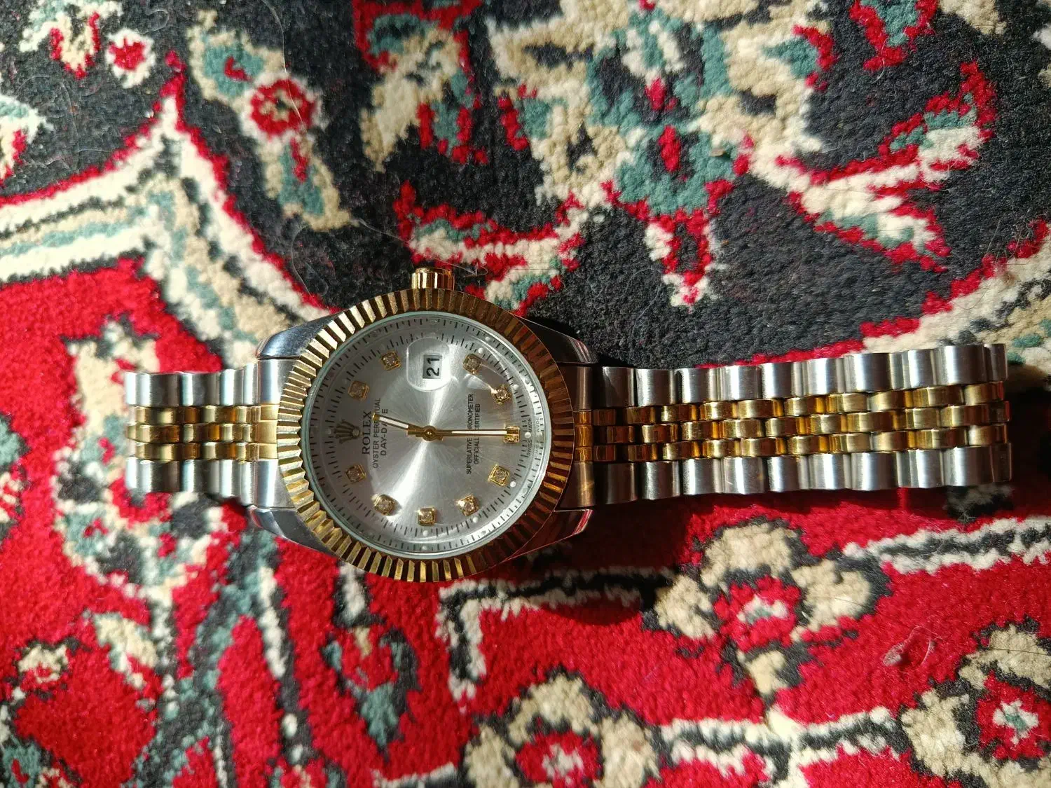 ساعت طرح رولکس|ساعت|یاسوج, |دیوار