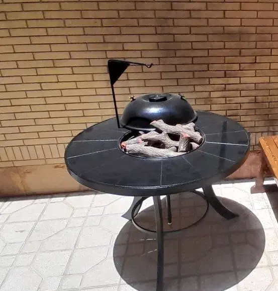 میز آتشدان و نیمکت چوب روس|بخاری، هیتر، شومینه|شیراز, فرگاز|دیوار