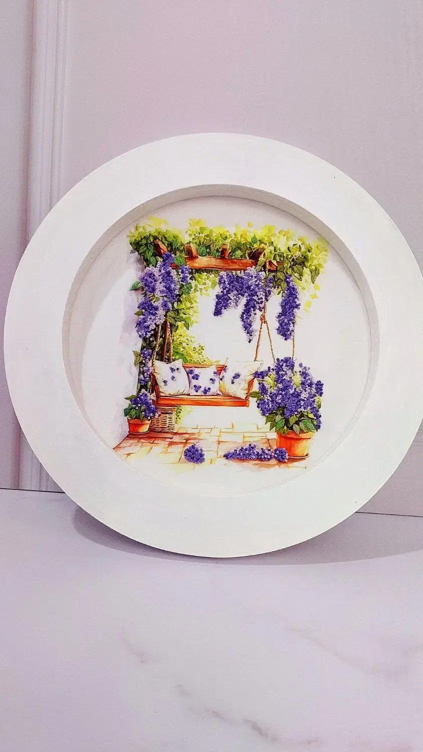 فروش تابلوهای گلدوزی|تابلو، نقاشی، عکس|تهران, آبشار تهران (دریاچه)|دیوار