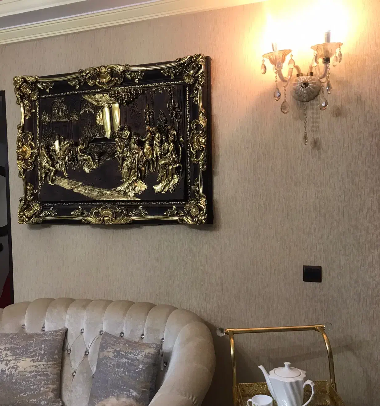 تابلوی شام آخر|تابلو، نقاشی، عکس|کیش, |دیوار