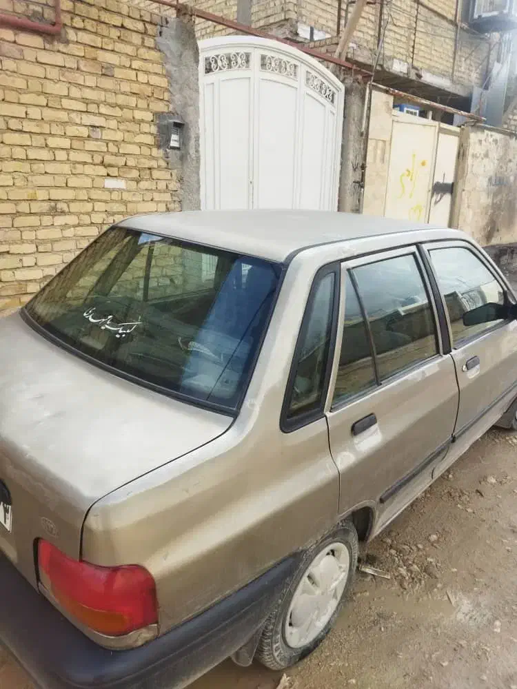 پراید مدل 84 دوگانه دستی فابریک|خودرو سواری و وانت|مرودشت, کناره|دیوار