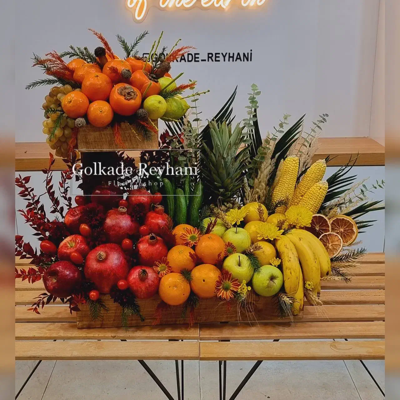 دیزاین میوه یلدا عروس داماد|گل و گیاه طبیعی|مشهد, هنرور|دیوار