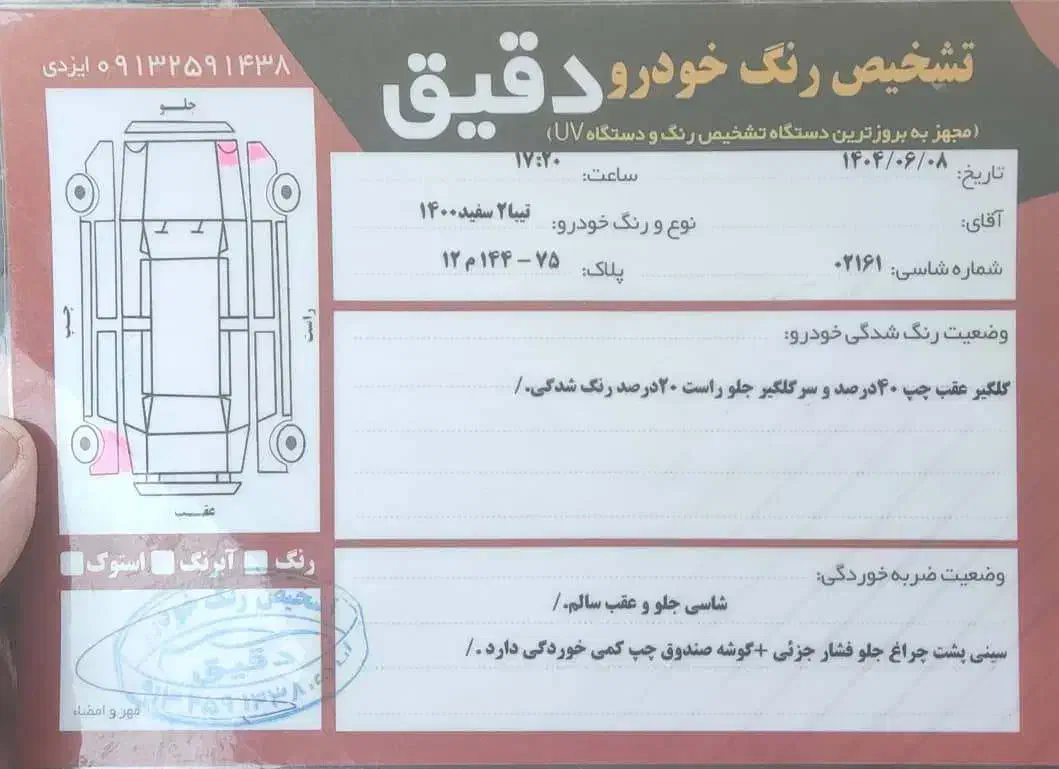 تیبا2 مدل ۱۴۰۰،کارکرد۸۲/۰۰۰ ، تمیز و خوشکل|خودرو سواری و وانت|ابرکوه, |دیوار