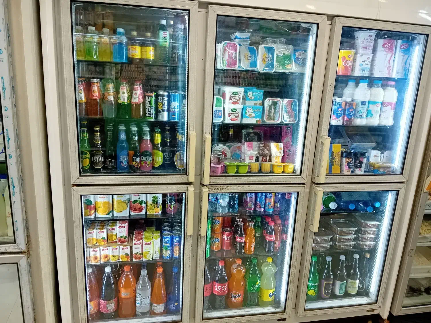 یخچال ۲ متری پشت بسته سرما عالی|فروشگاه و مغازه|لنگرود, |دیوار