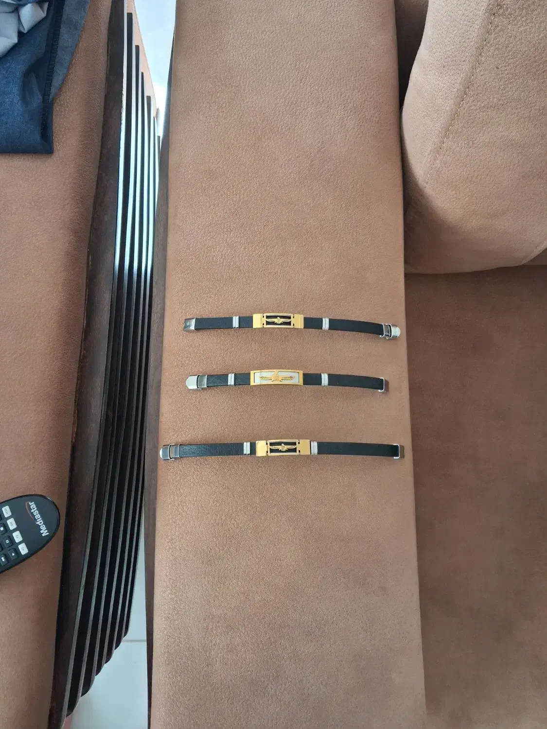 دستبند چرم و استیل رنگ ثابت|بدلیجات|شاهین‌شهر, شهرک میلاد|دیوار