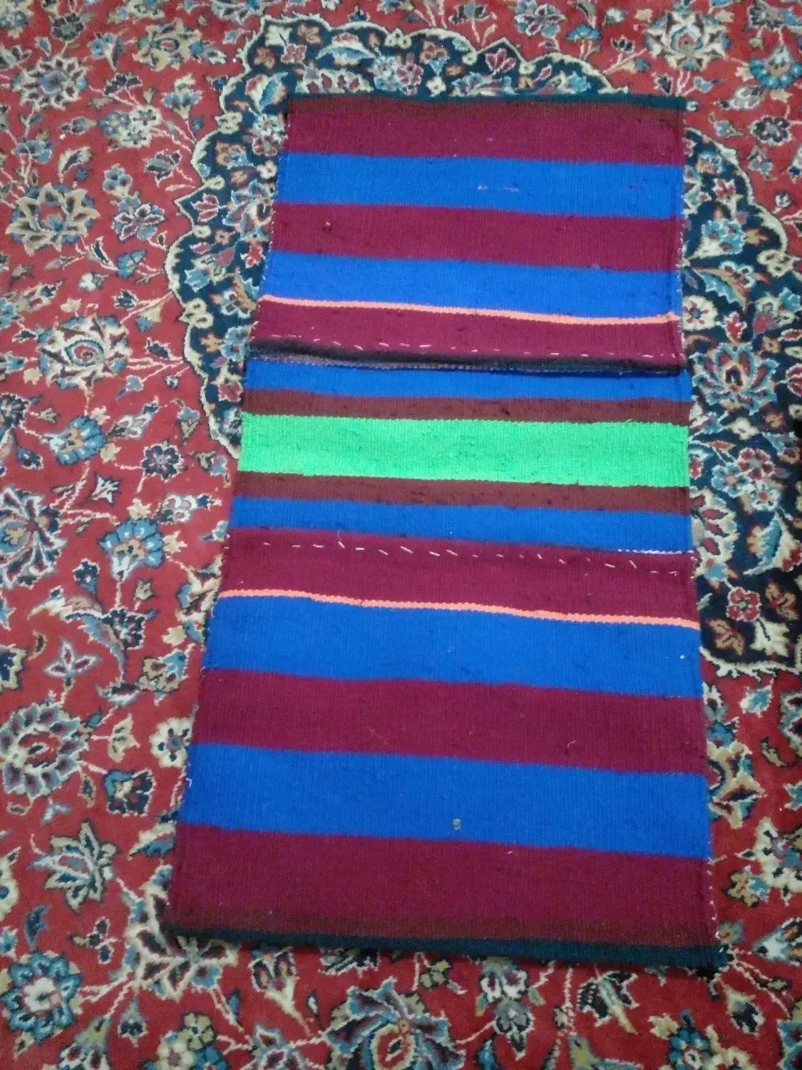 خورجین موتور|گلیم، جاجیم، گبه|شیراز, کوشک میدان|دیوار