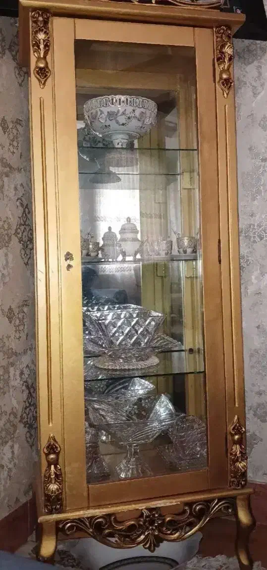 فروش گنجه طلایی|بوفه، ویترین، کنسول|چناران, |دیوار