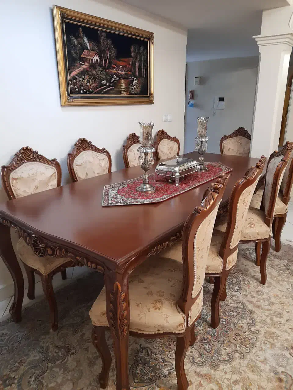 مبلمان استیل کار شرکت مبل مسعود چوب گردو|مبلمان خانگی و میز عسلی|تهران, شهرک فرهنگیان|دیوار