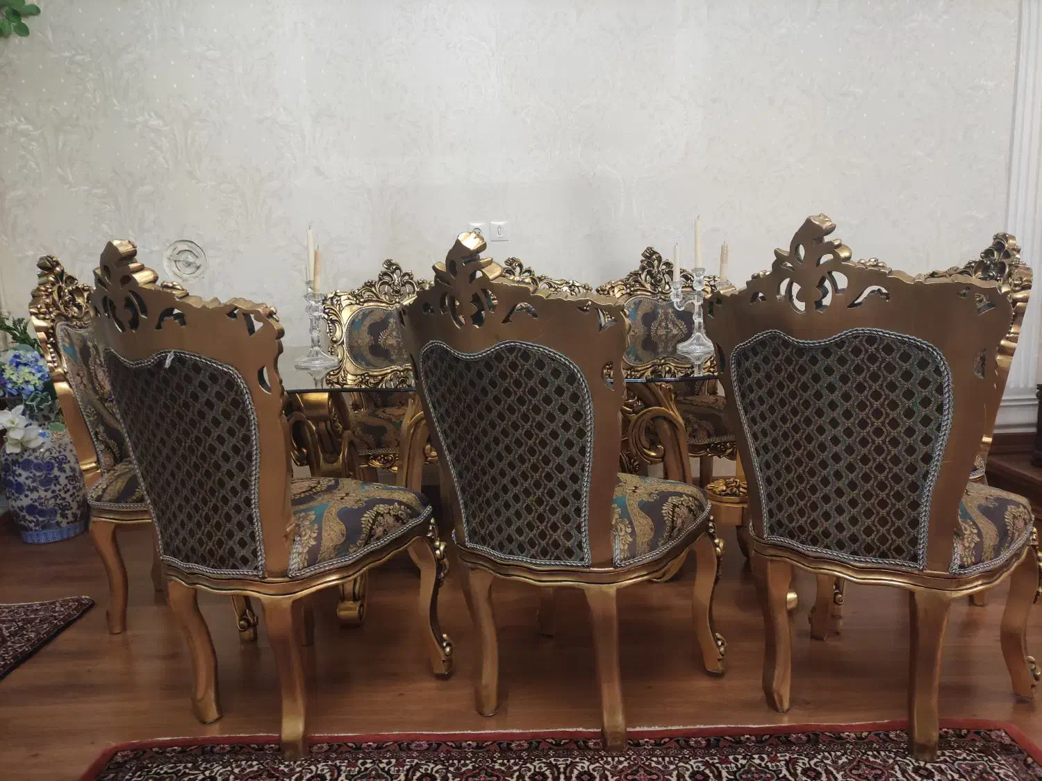 سرویس کامل مبلمان استیل چوب راش|مبلمان خانگی و میز عسلی|زنجان, |دیوار