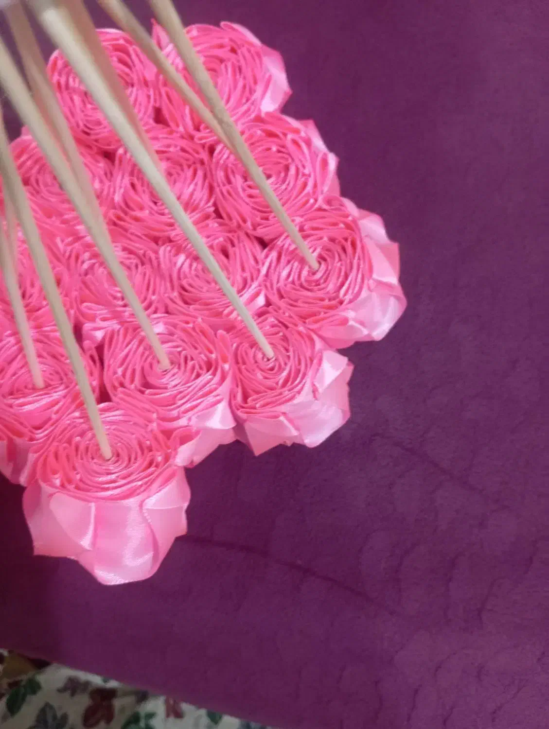 شاخه گل ربانی|گل مصنوعی|اهواز, کمپلو جنوبی|دیوار