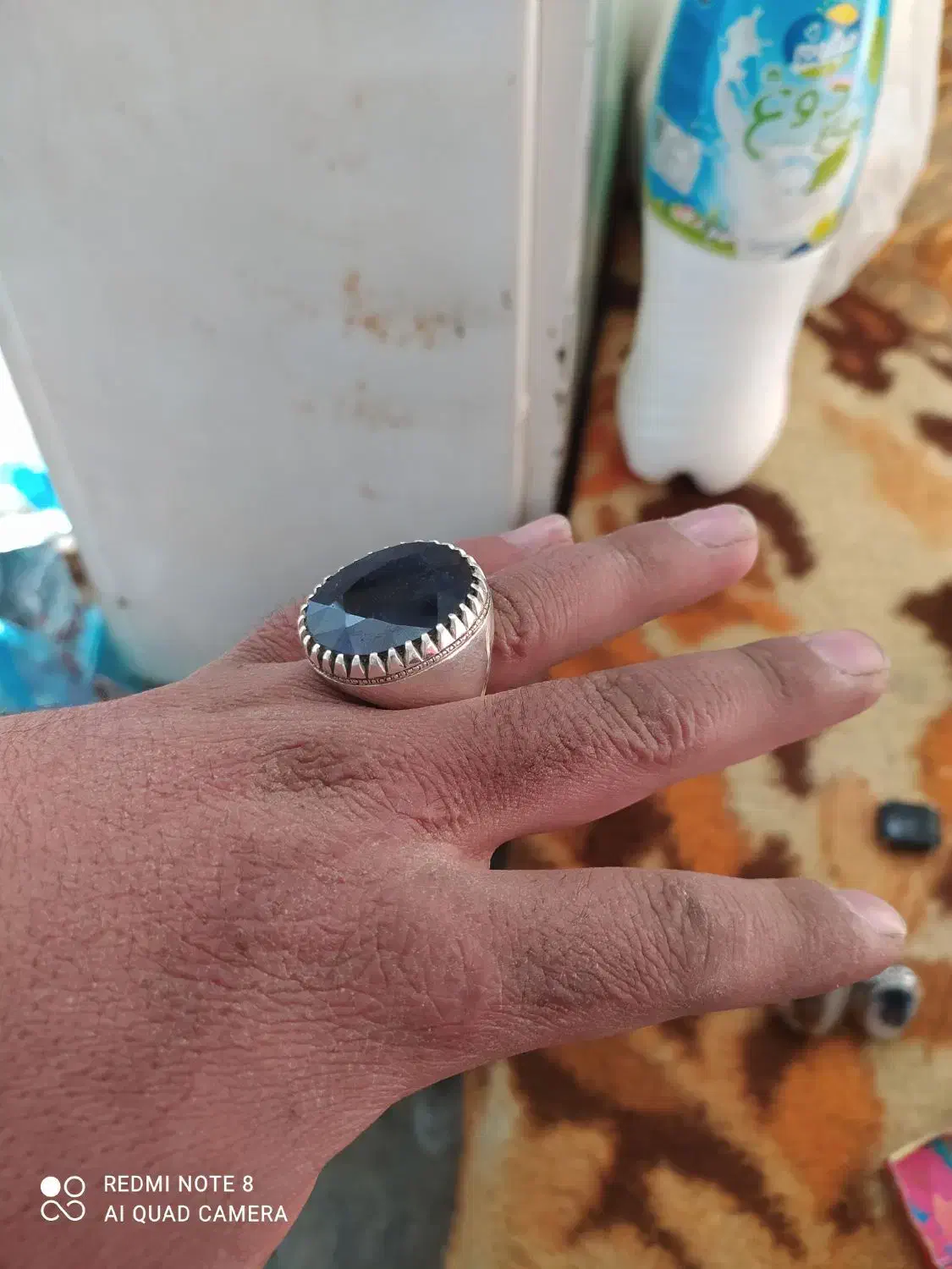 انگشتر شجر کلکسیونی ویاقوت کبود درشت|جواهرات|بروجرد, |دیوار